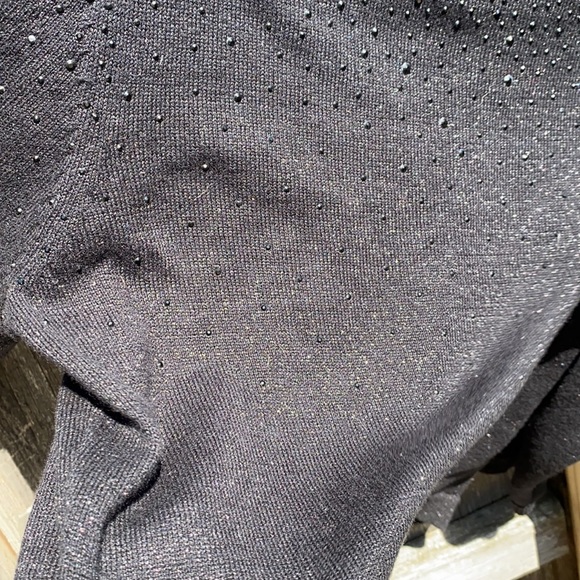 3/4 cropped black cardigan large - Picture 6 of 6